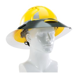 PIP 281-SSE-FB Sun Shade Extensions For Full Brim Hard Hats, Large , Yellow