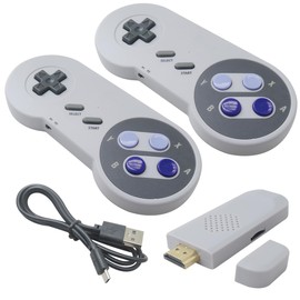 Life Girl Star 2x Wireless Controllers 4GB Video Game Console 5000+ Retro Games TV Stick