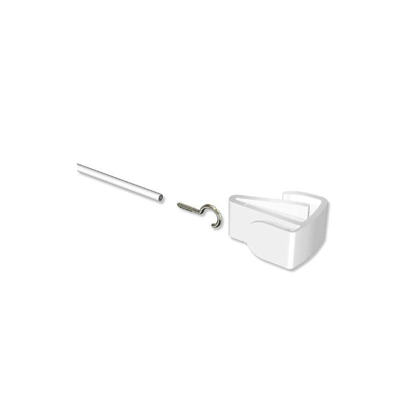 Interdeco Stretchfix Tension Straps (2 Pieces) with Clamping Brackets No