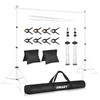 EMART Backdrop Stand 10x7ft(WxH) Photo Studio Adjustable Background Stand Support