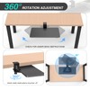 Large Under Desk Rotatable Computer Keyboard and Mouse Tray, Extra