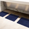 G-Floor Drip & Dry Blue Universal Restroom Mat (2' x