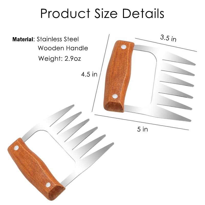 Meat Claws Pulled Pork Chicken Shredder Claw Tool for Barbecue