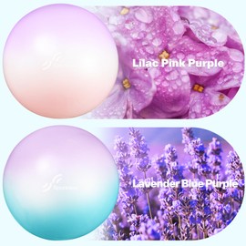 Sportneer Extra Thick Exercise Ball - 25.6''Yoga Ball with Quick Pump - Anti-Burst and Slip Resistant Fitness Ball Chair for Pregnancy and Physical Therapy (Blue Purple)