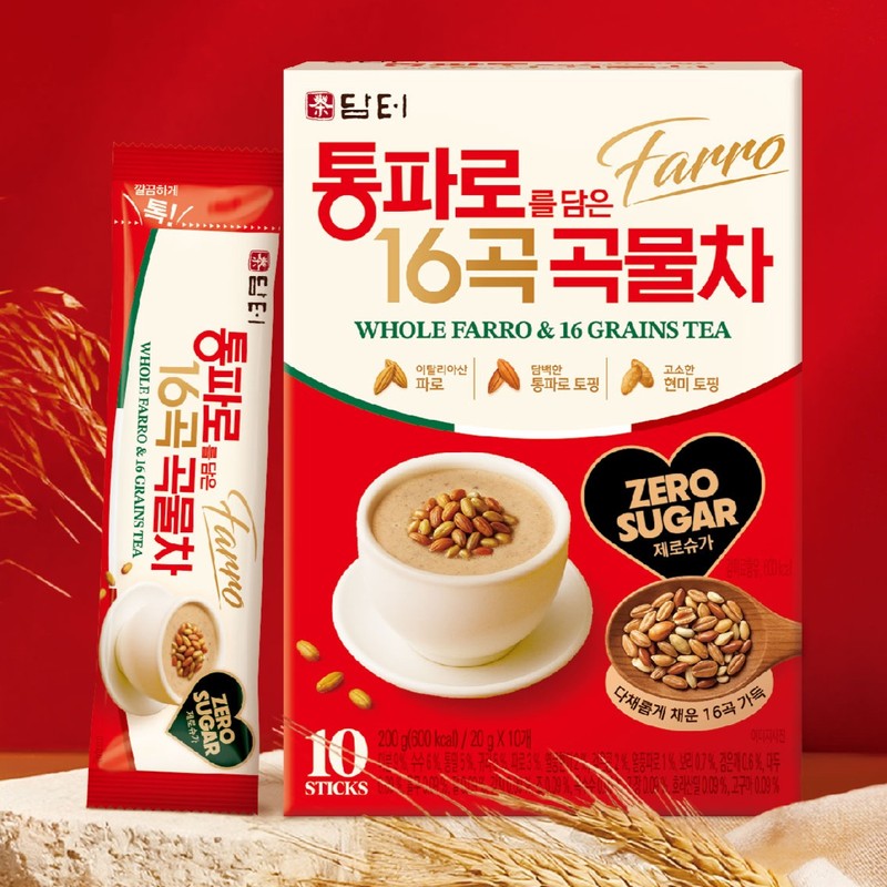 담터 통파로 16곡 곡물차 Damteo Tongparo 16-Grain Tea