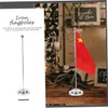DOITOOL 2Pcs Metal Desk Flag Stable Flag Holder for Conference