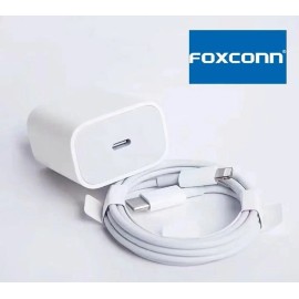 For Apple NEW 10 COUNT Foxconn 18W Wall Cubes/Brick &Type-C to 8-Pin Connector for iPhones