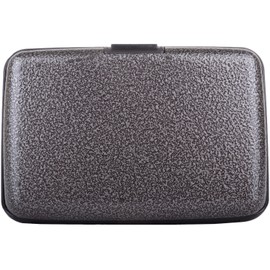 WYE LEATHER Women's/Girls Brown Leather Travel/ID Wallet - 6 Slot, Clip Closure, Modern Style