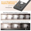 Gritin 10.2inch Under Cabinet Lighting Rechargeable -84 LED Super Bright,3-Color&