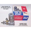 Fox Early Fox 40 - 2 pcs engine crankcase back cover gaskets NOS from MECOA 29f-3921