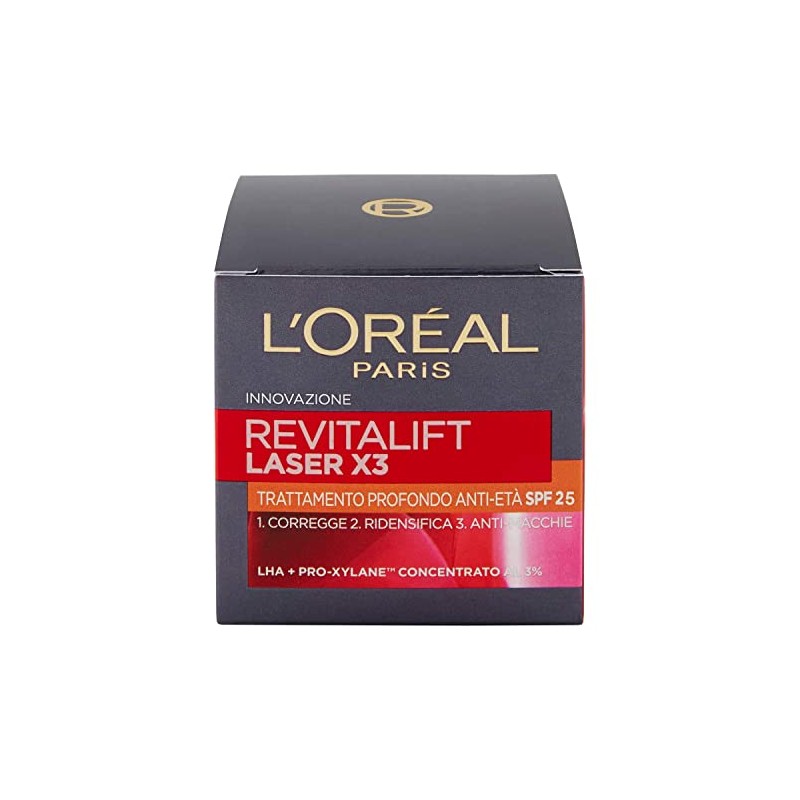 Revitalift Laser X3 Tratamento Profondo Cream Viso Anti-età SPF 25