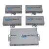 HD Multimedia Interface Extender Splitter 1x4 1080P 60Hz Extending 164ft