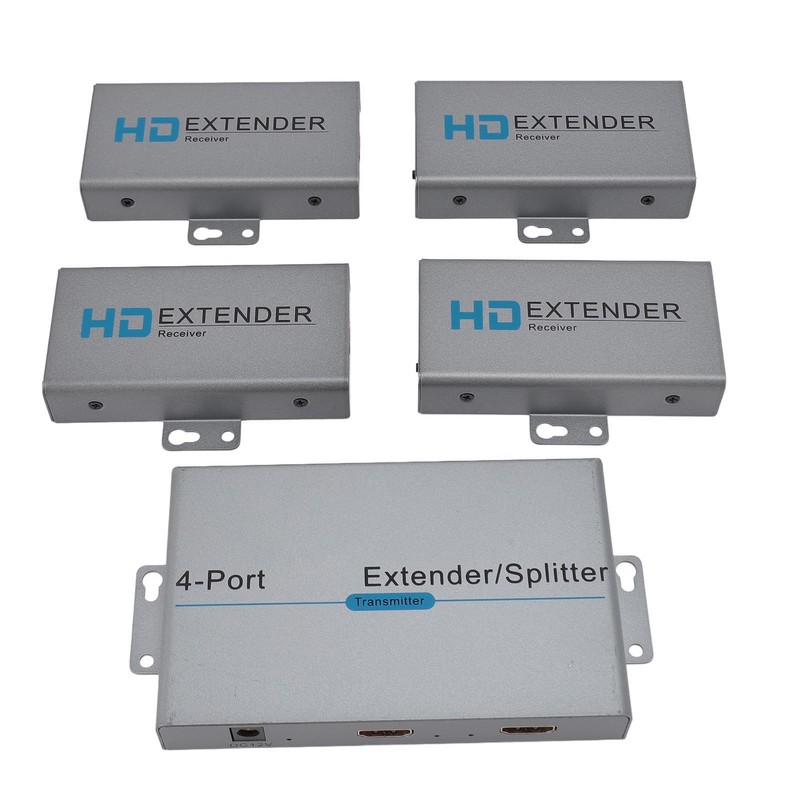 HD Multimedia Interface Extender Splitter 1x4 1080P 60Hz Extending 164ft