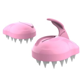 Unbranded Two Shampoo Hair Brush Scalp Massager Foldable Scrubber  for Wet and Dry Hair