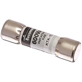 Bussmann KTK-15 15 Amp Limitron Fast Acting Supplementary Fuse Melamine Tube, 600V UL Listed, Model: KTK-15, Tools & Hardware store
