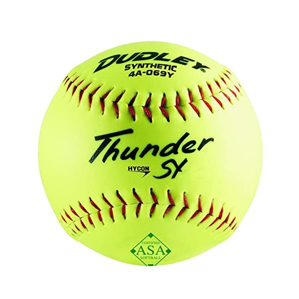 Thunder SY Softball, ASA, 12-In., 6-Pk.