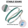 30 Pack 3/8 x 13 Inch Ceramic Alumina Sanding Belts,