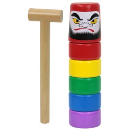 Ikeda Kogyo U-12331 Daruma Osechi [Daruma Toshi] 00046320 H7.1 x W2.0 x D2.0 inches (18 x 5 x 5 x 5 cm)