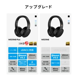 VGP2023 Gold Award Edifier W820NB PLUS Wireless Noise Cancelling Headphone, Hi-Res Wireless / LDAC Compatible, Bluetooth 5.2, Outsound Capture, Up to 49 Hours of Playback, Low Latency, Game Mode,