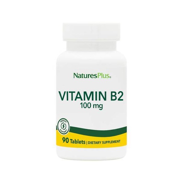 Nature's Plus Vitamin B2 100mg, 90Tabs