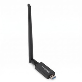 Adaptador WiFi USB, Adaptador de Red Inalámbrica de Doble Banda de 1800Mbps con Antena de Alta Ganancia, Adaptador WiFi WiFi 6 AX1800M para 11 10