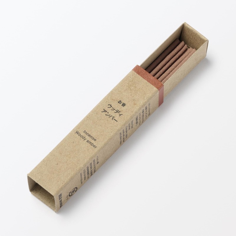 MUJI 84465291 Wood Bar Incense Sticks 12 Sticks