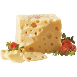 The Swiss Colony Baby Swiss Cheese from Wisconsin - 2 lbs. of Creamy, Mild Baby Swiss Cheese, Perfect for Snacking and Recipes