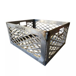 BBQ smoker Supply LavaLock Heavy Duty 12 x 10 x 6 Charcoal basket lump wood coal BBQ smoker  LASER
