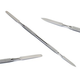 MEDSPO Professional Dental Carvers | Cement Spatula Stock Knife | Single Double End | Sculpting Wax Modeling Mixing | Lab Tools (Cement Spatula Double End)