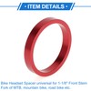 VekAuto Bicycle Headset Spacer, 5 mm MTB Bicycle Headset Stem