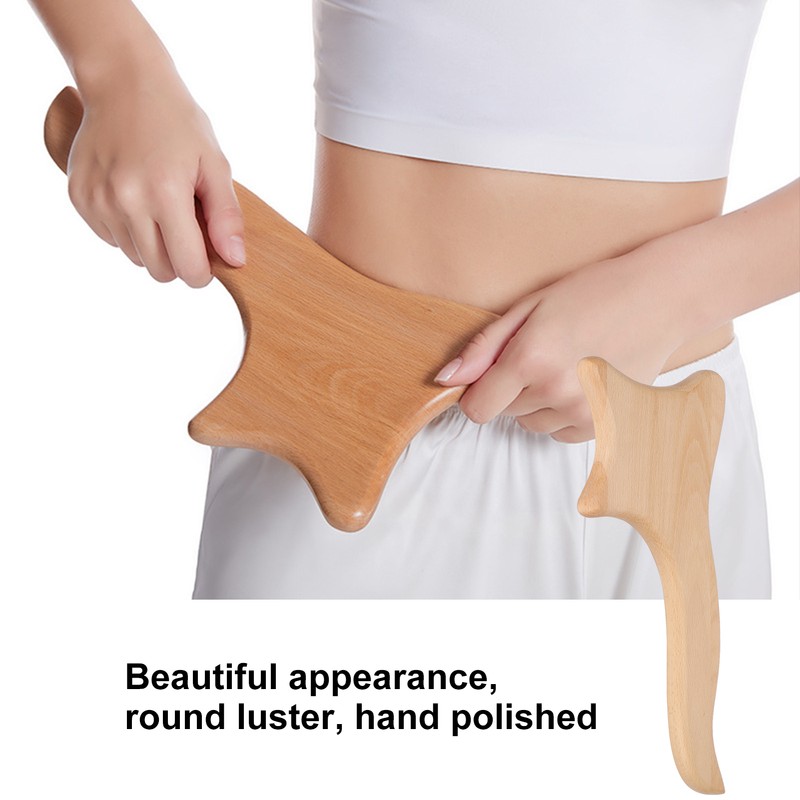 Scraping Board Wooden Guasha Massage Tool for Back Neck Waist