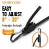 Adjustable Bungee Cords with Hooks 24 Inch Long Superior Latex