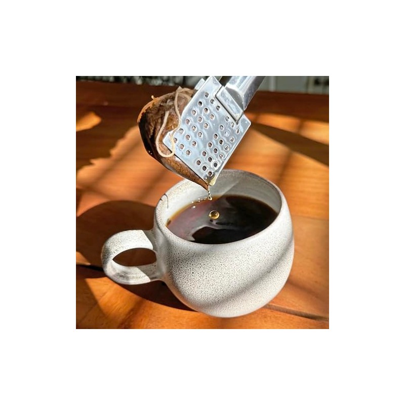 R&M Tea Bag Squeezers Stainless Steel - Tea Bag Holder
