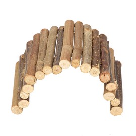 Twig Ladder Wooden Fun Bridge for Guinea Pigs Hamster Mouse Rat Small Animal(S)