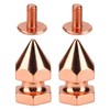 100 Sets Spiked Cone Spike Stud Rose Gold High Hardness