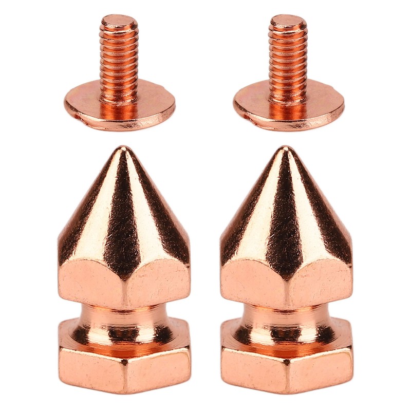 100 Sets Spiked Cone Spike Stud Rose Gold High Hardness