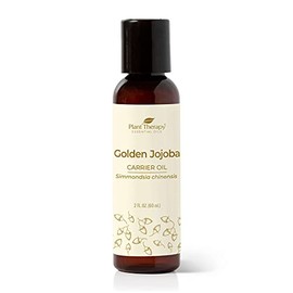 Plant Therapy Jojoba Golden Carrier Oil 2 oz Base Oil for Aromatherapy, Essential Oil or Massage use