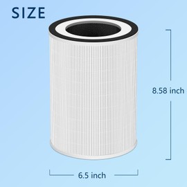 KILO Filter Compatible with CUCKOO CAC-10510FW and Kalo Pro FOR Afloia KILO,KILO PRO, KILO PLUS, MIRO & MIRO PRO,FOR ORB Air Purifier Morento Kilo 360° 3-Stage Filtration Air Purifier(2-Pack)
