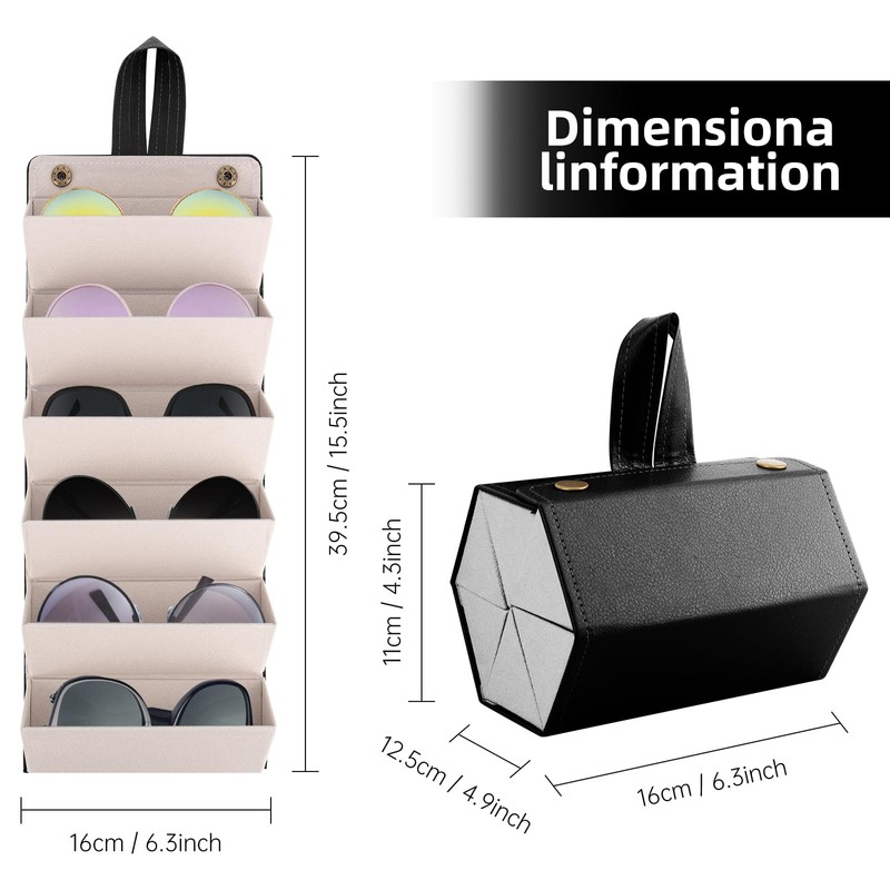 CTDMJ sunglasses travel case (Black)