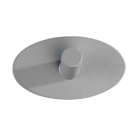 Wenko 22935100 Wall Hook Piceno, Stainless Steel, Grey, 9.5 x 2.2 x 15.5 cm