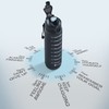 YOU GOT THIS LIVING Motivational Water Bottle with Time Marker,