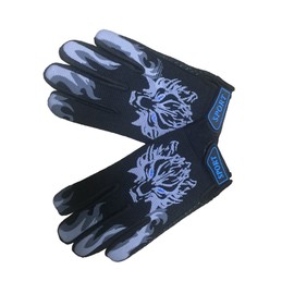 EurHouse Bike Cycling Gloves for Children Full Finger Non-slip Breathable Kids Gloves Warm Sport Mittens (Black)