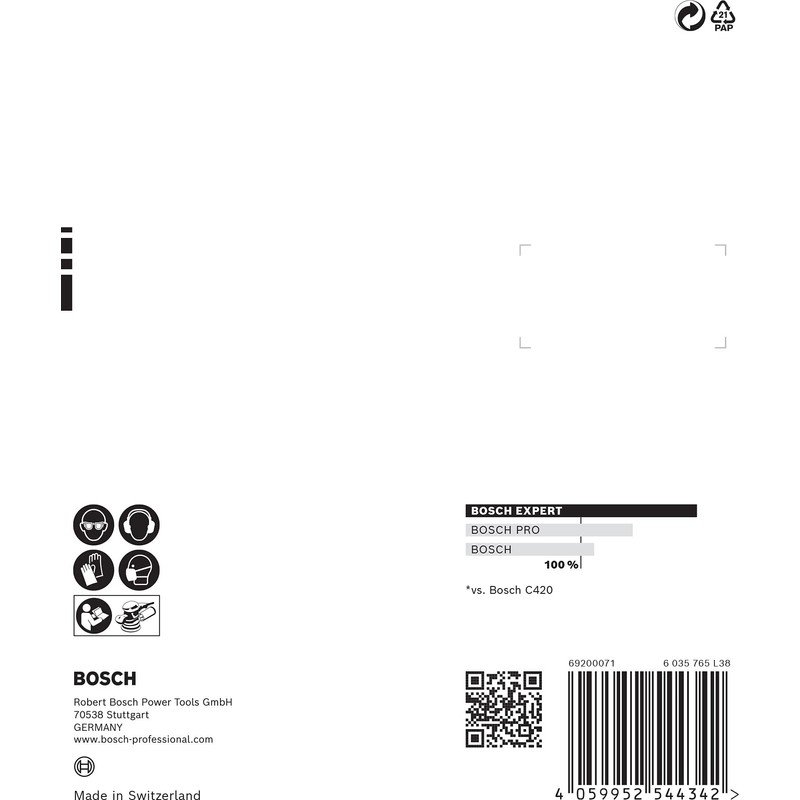 Bosch 5 x Expert C470 Sanding Sheets Multi-Hole (for Paint