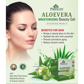 Gel hidratante ayurvédico con aloe vera de Plants Care, 100 g