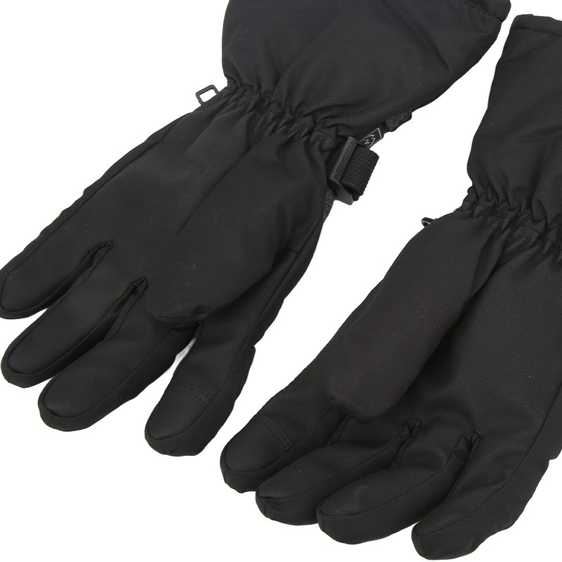 One Pair Heated Gloves Unisex Black XL 3 Gears Temperature