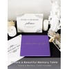 Celebration of Life Funeral Guest Book - Twill Guestbook with