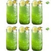 Pumtus 6 Pack Tiki Glasses, 18 OZ Clear Tiki Cocktail