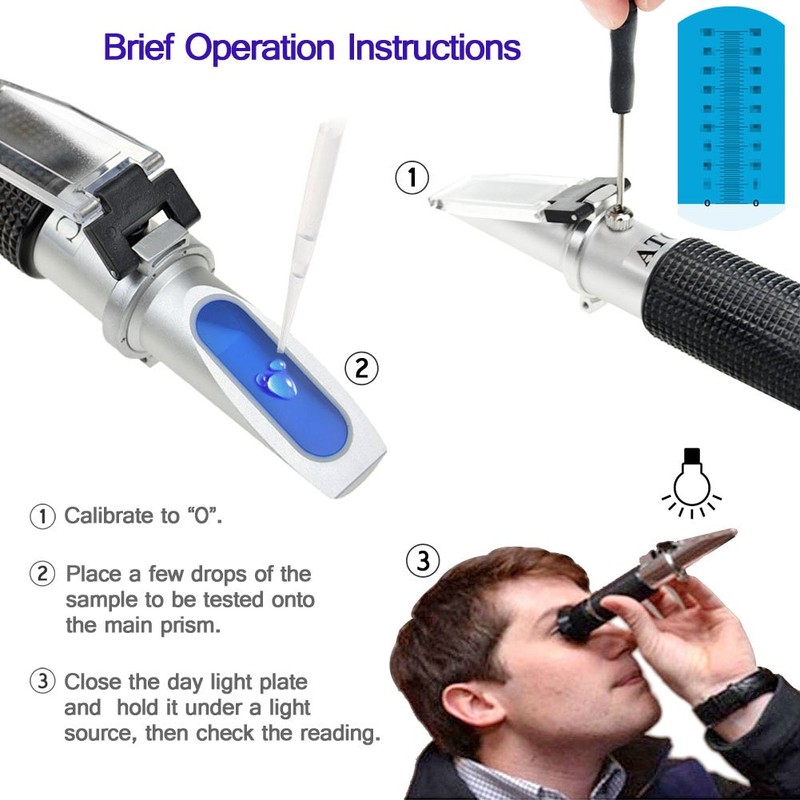 Salinity Refractometer for Seawater and Marine Fishkeeping Aquarium 0-100 PPT