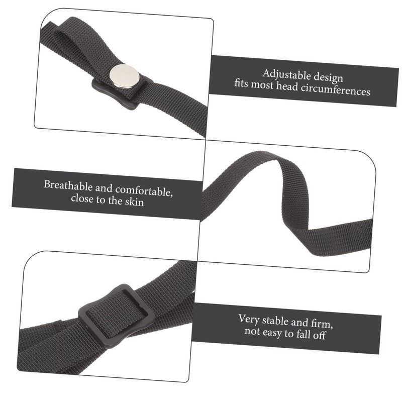 WOONEKY Hockey Sports Helmet Chin Strap Supply Adjustable Polyester Chin