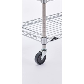 Elector Basic Series Elastomer Casters 3.0 inches (75 mm) (2 Pieces) BDR75